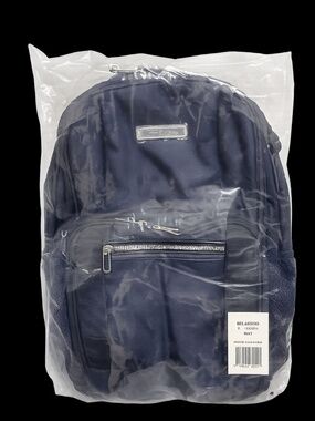 Bella Russo Navy 17" Hiking Backpack Adjustable Straps Mesh Pockets INV10061